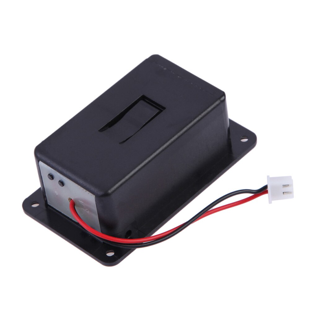 1pc ABS 9V Battery Box Case Cover Holders for Guitar Bass Pickup for Ukulele With Wires Black Replacement Accessories