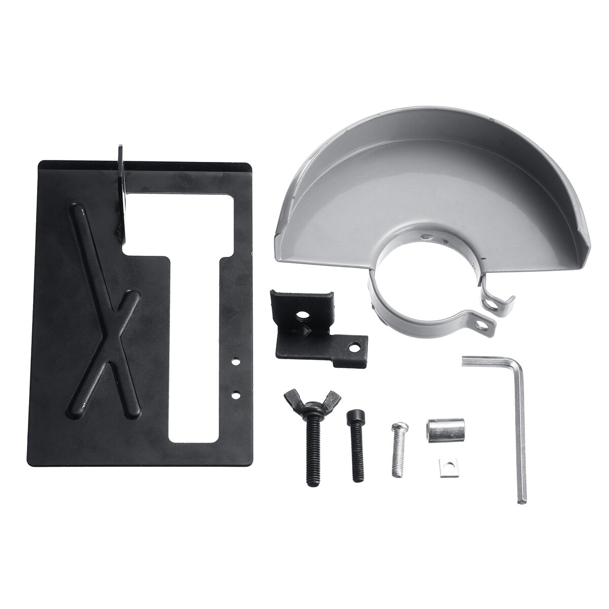 Angle Grinder Cutting Machine Lengthened Cutting Support Sand Holder + Protective Cover Woodworking DIY Portable Tool