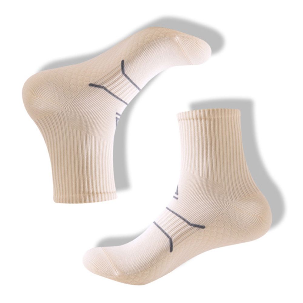 1Pair Middle Tube Socks Cycling Socks Sport Socks Bike Socks Boat Sock Athletic Cycling Socks Travel Socks Sports Supplies: white men