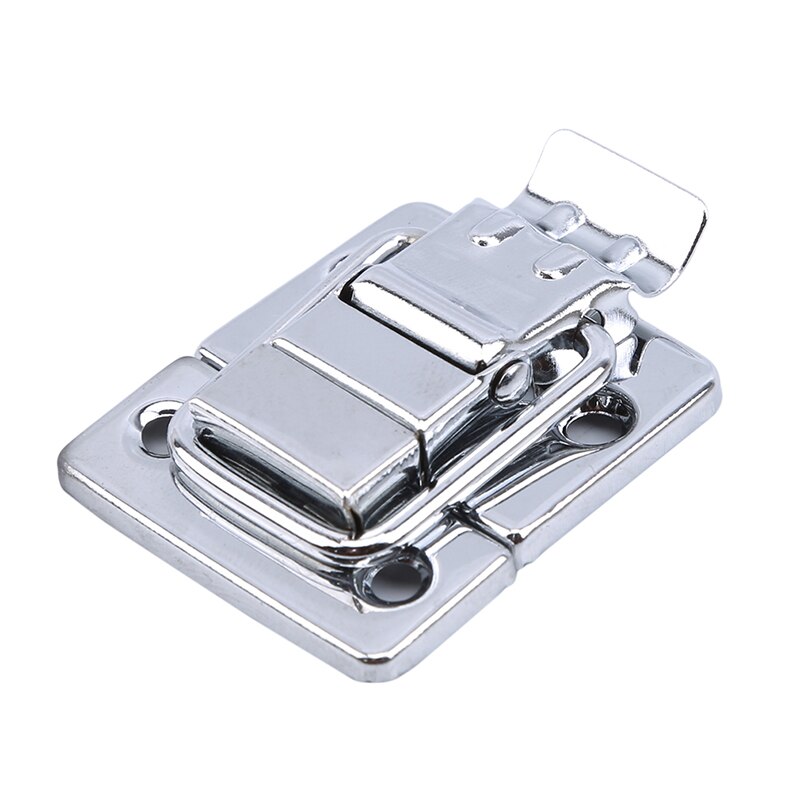 Loquet à bascule chromé en acier inoxydable de , 1 pièce, pour coffre, valise, outil, fermoir