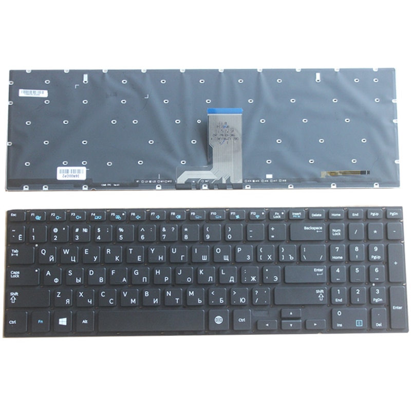 Russische Laptop Toetsenbord Voor Samsung 880Z5E 870Z5E 770Z5E 780Z5E 670Z5 670Z5E Ru Backlit Toetsenbord Layout