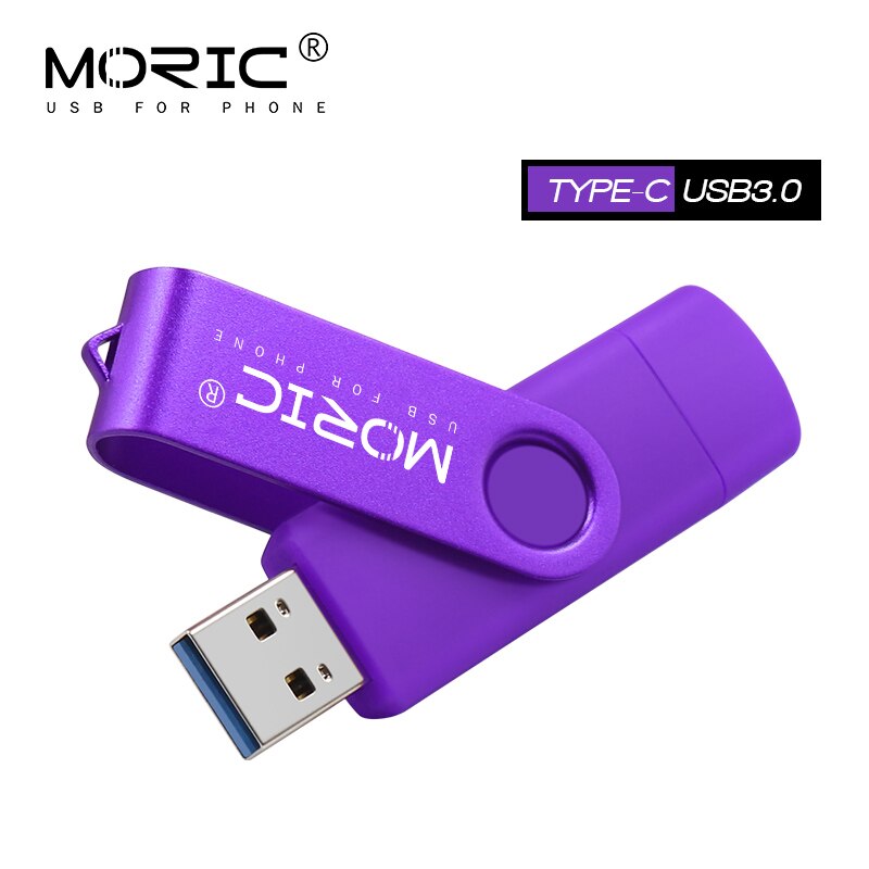 Oryginalny mini USB 3.0 pamięć USB 128GB 64GB 32GB 16GB Pen Drive Pendrive USB 3.0 pamięć Flash Drive dysk USB Flash: 512GB / purple