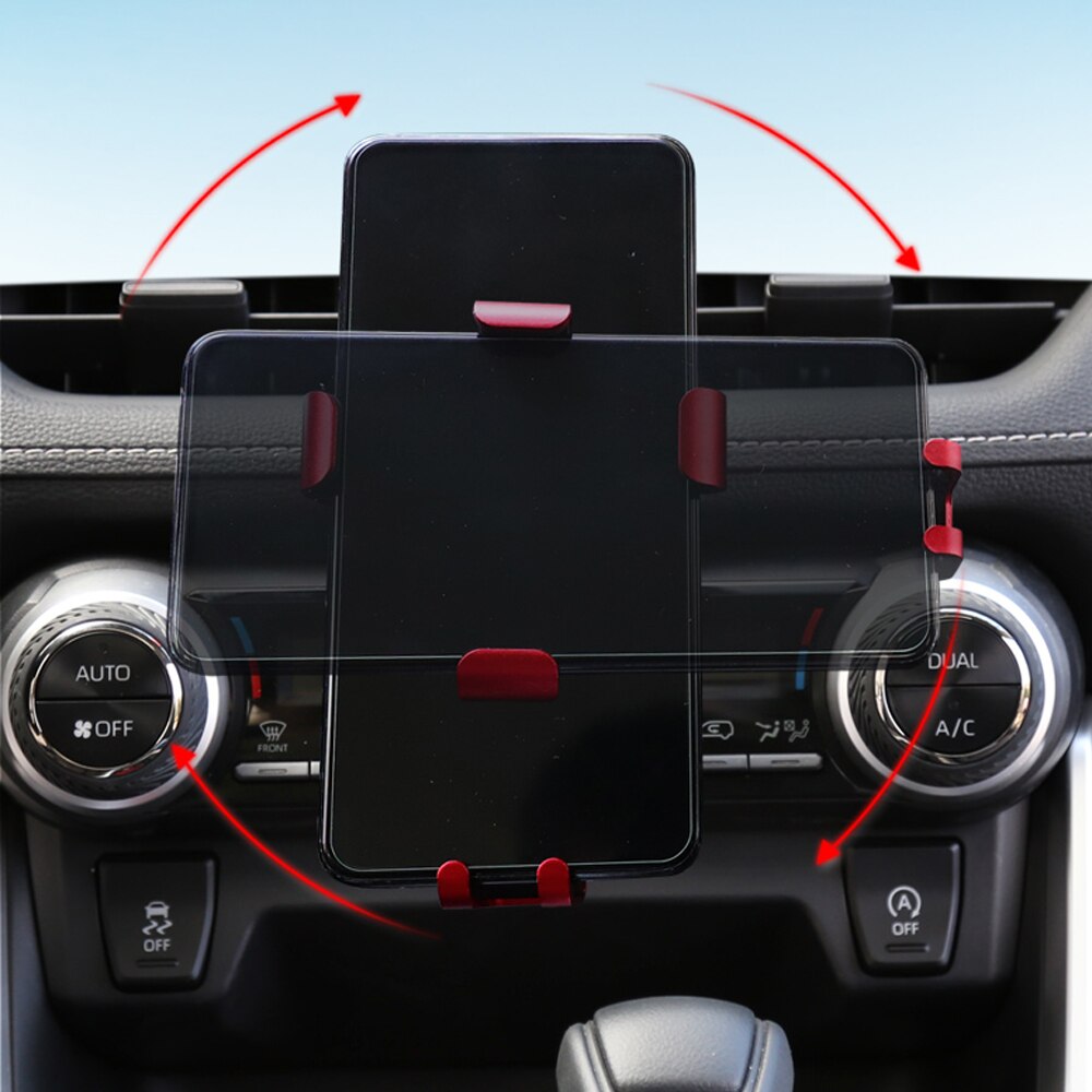 For Toyota RAV4 RAV 4 Car Phone Holder Mount Gravity GPS Wireless Charging Stand Air Vent Mount Fit Smartphone 4.0~6.0inch