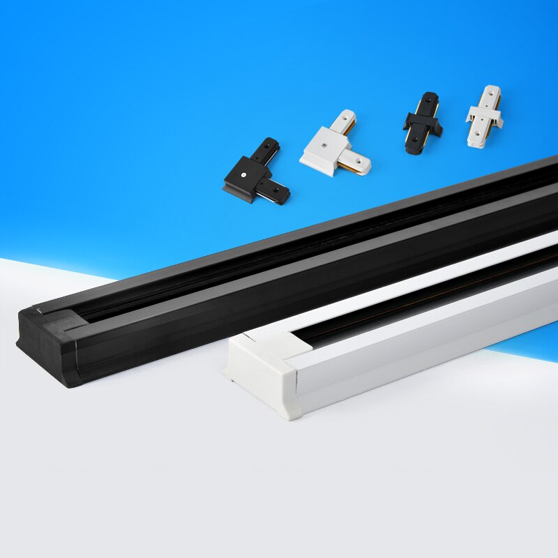 2 stuks/partij Track Strip 0.5 M LED Track Verlichting Connector Rail Connector Track Adapter LED Spoor Licht Accessoires