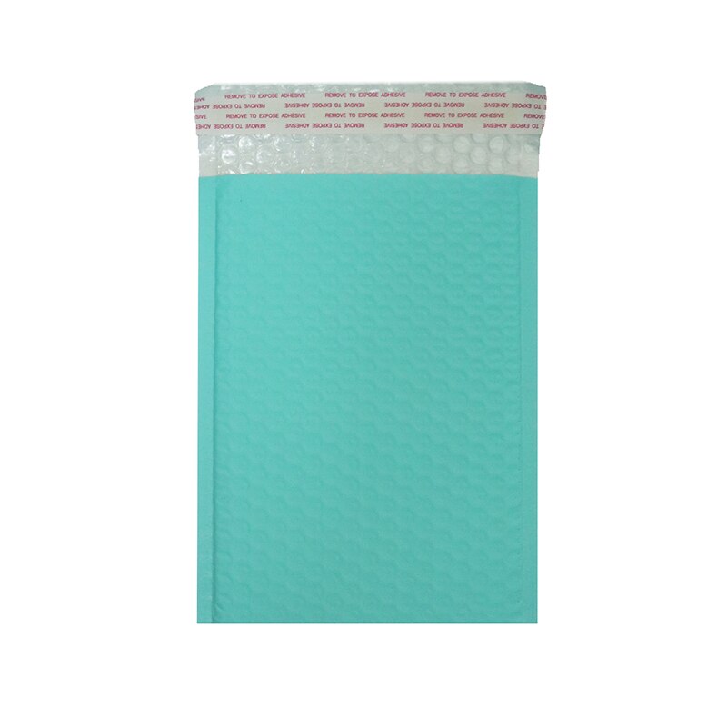 60 stk/parti plastik boble mailers grøn pose med boble rose rød ekspres emballage kuvert post boble pose 18 x 23cm: Grøn 18 x 23cm