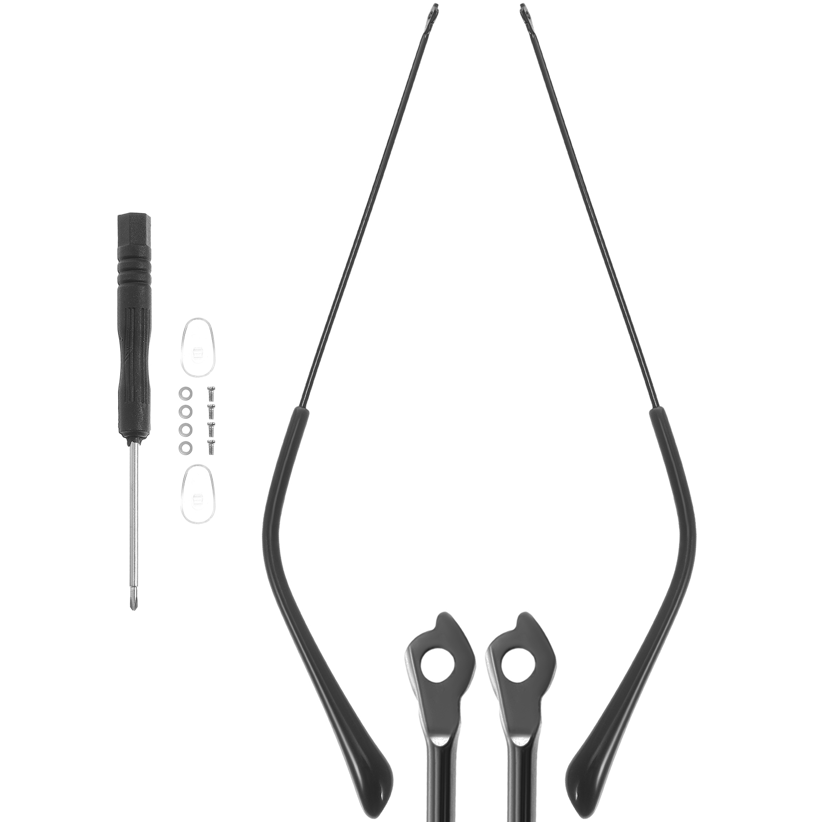 Brillen Accessoires Vervangende Arm Benen Brillen Tempelframe Zonnebril Metallic