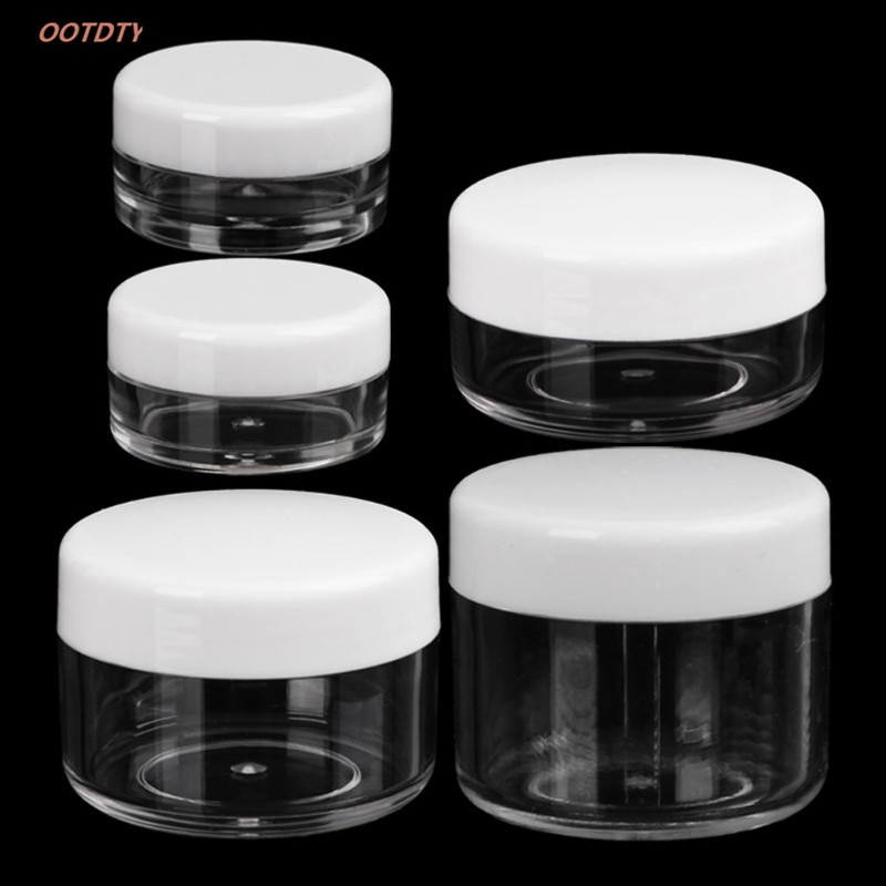 Mini pote de maquiagem cosmética, recipiente útil para viagem, de creme e cosméticos