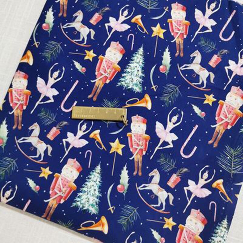 110cm brede matematiske fysik bomuldsstof blomster digital trykt stof patchwork syemateriale diy kjole skjorte tøj: Nr. .2