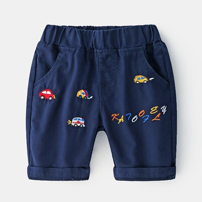 Dimusi sommar pojkar shorts byxor för pojkar flickor shorts barn bomull sport pojkar strand shorts barn barn pojkar kort 2-8y: Blå / 3t