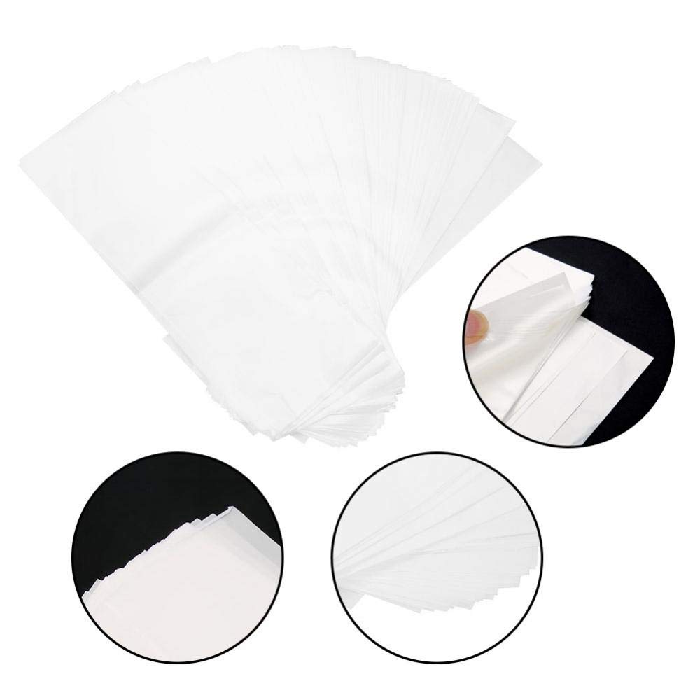 100PCS Reusable Foam Hair Wraps Hair Dye Paper, Hair Coloring Highlighting Strips For Salon Barber Hair Stylists