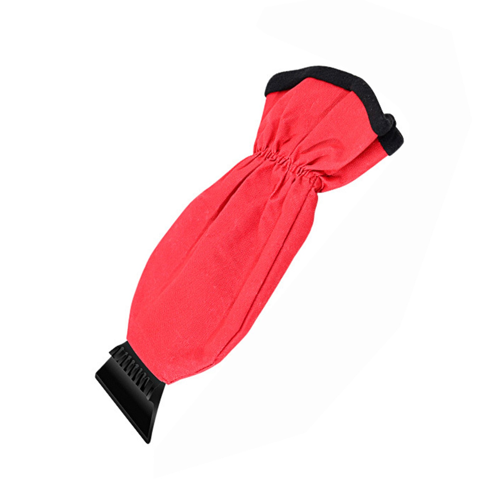 Car Ice Scraper Windshield Ice Breaker Quick Clean Glass Brush Snow Remover Tool Auto Window Winter W/Sleeve Snow Brush Shovel: Red