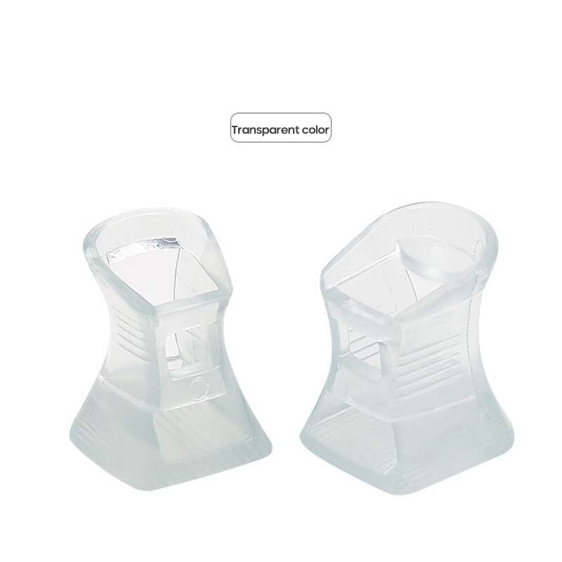 Protector de tacón alto de PVC para tacones de aguja estilo latino, cubiertas antideslizantes para baile, accesorios para zapatos de boda de novia, 1 par