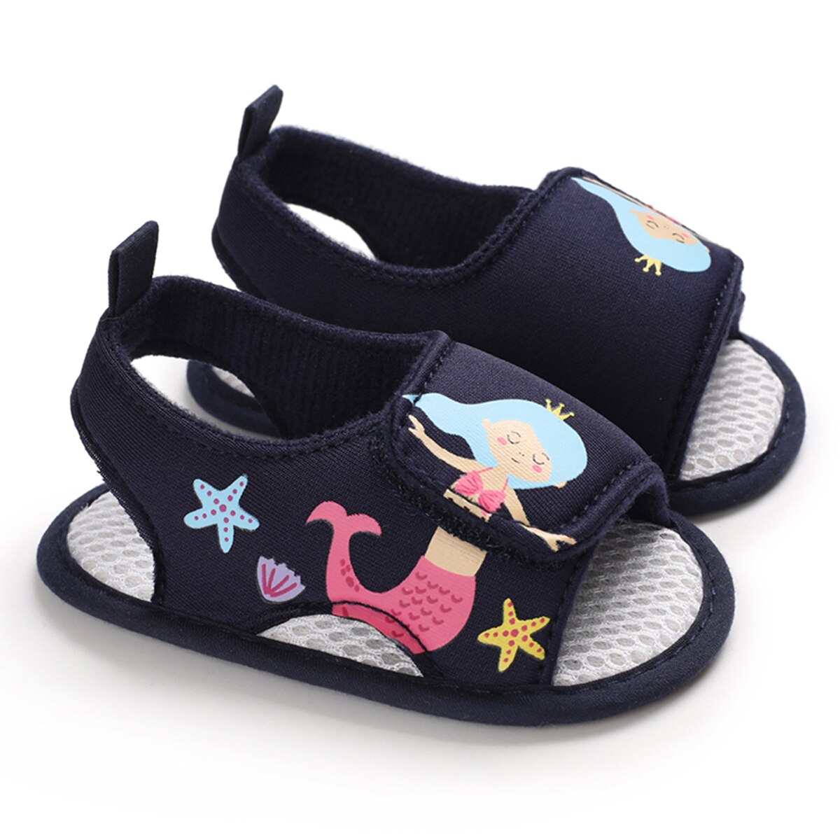 Schattige babymeisjes zomer cartoon olifant patroon zachte zool schoenen peuter sandalen 0-18m