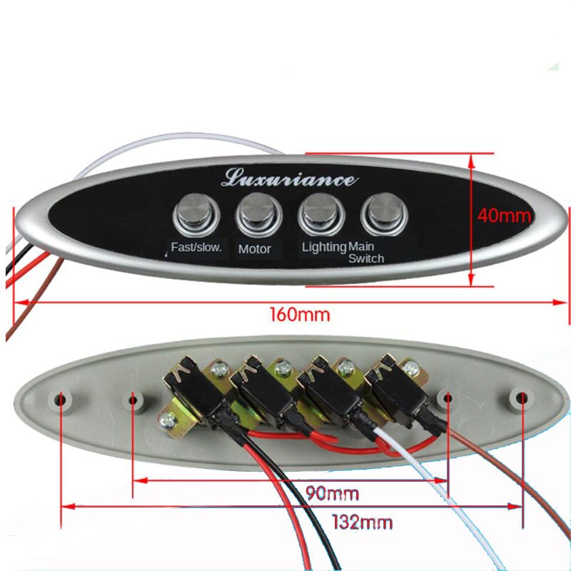 4-button switch range hood key switch range hood four-digit key switch power button