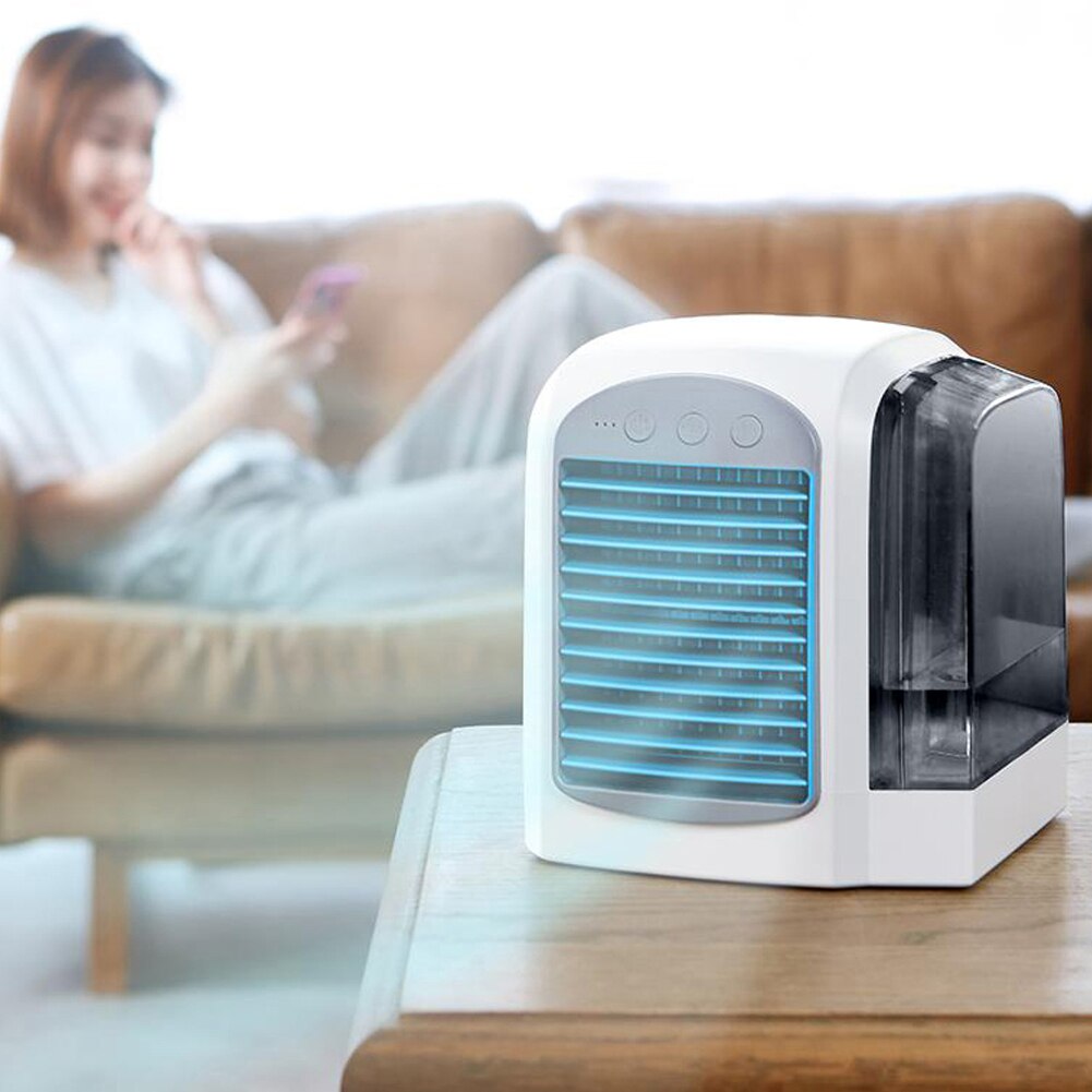Draagbare Mini Airco Usb Mute Office Home Koelventilator Koeler Luchtbevochtiger
