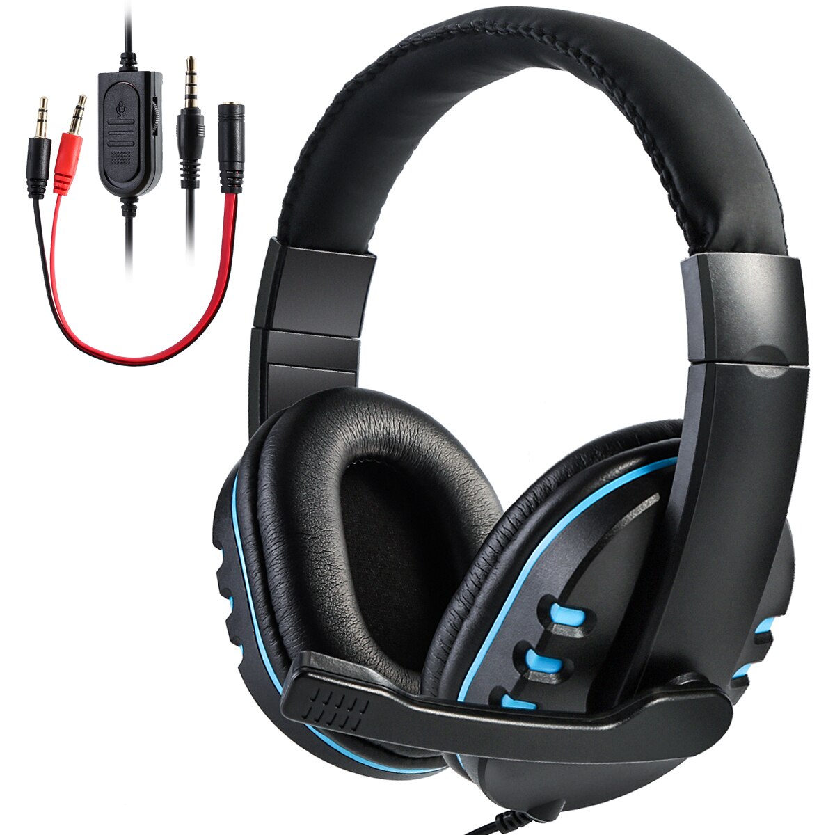 Hi-Fi Gaming Headset Computer Draagbare Hoofdtelefoon Met Microfoon Voor Pc PS4 Xbox Een Mobiele