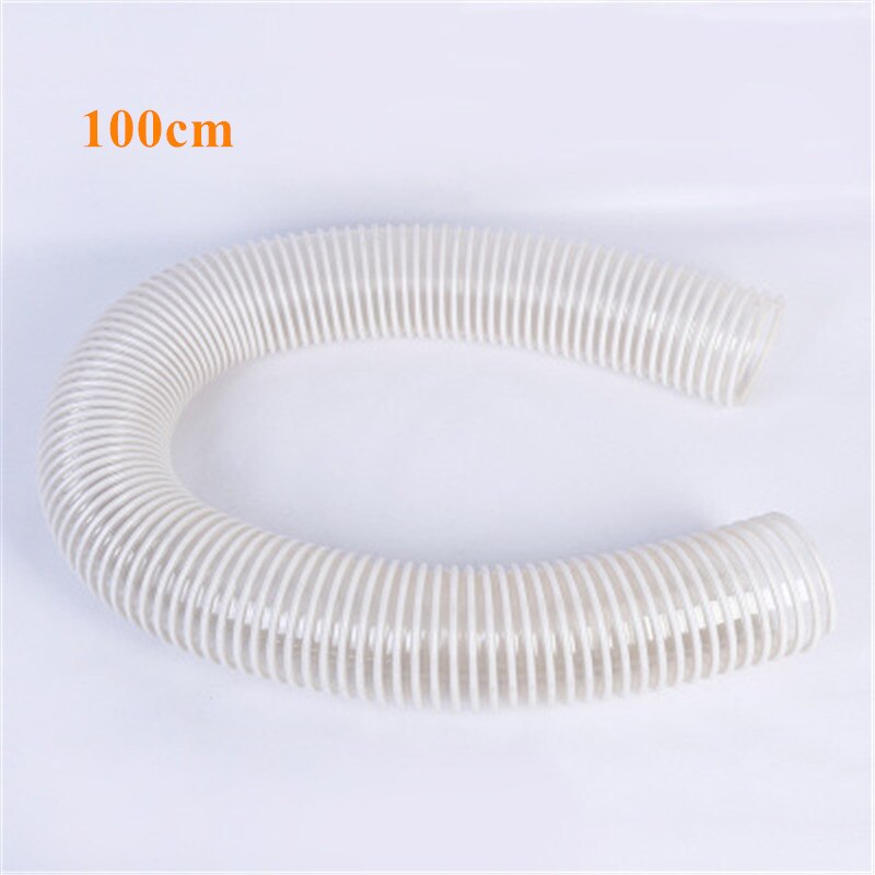 Soft 60mm Inner Diameter Suction Tube Cleaner Hose Bellows Straws Thread Hose For Home Durable vacuum Cleaner Parts: 100cm