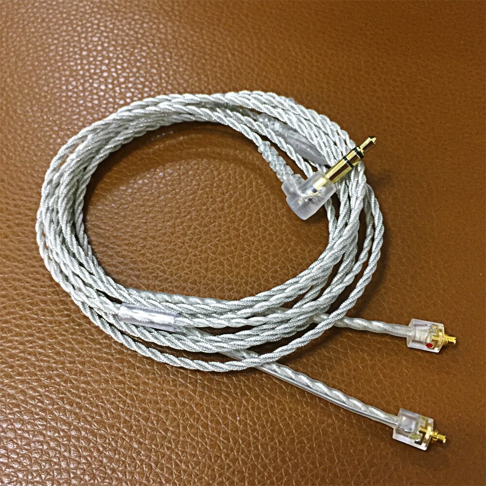 In-ear monitor kabel mmcx øretelefon kabel ledning iem kabel mmcx stik ledning længde 64 ''