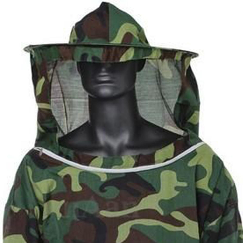 1 Juego de ropa de apicultor traje de apicultura de cuerpo completo defender la ropa de seguridad de algodón de abeja apicultores protección