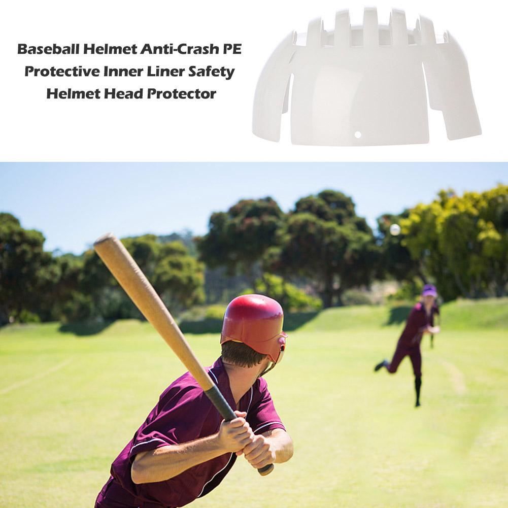 1pc Baseball Helm Anti-Crash PE Schutz Inneren Liner Sicherheit Helm Kopf Protector für 58-62cm kopfumfang