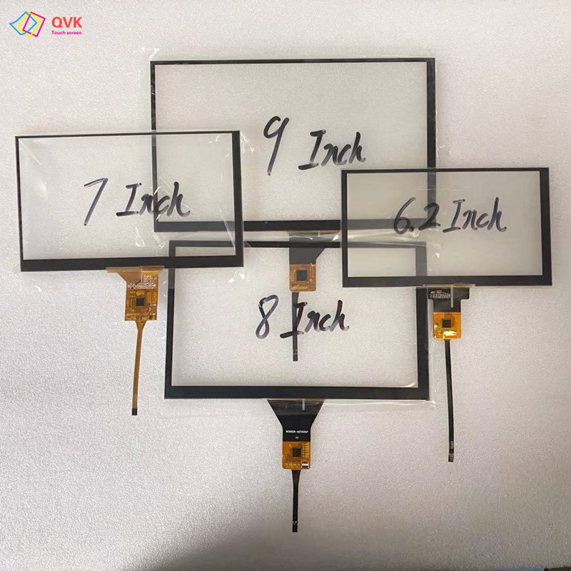 7 8 9 inch car DVD navigation JR-005-GT911 6pin capacitive touch screen panel digitizer 192*116mm 165*100mm JY-GT911