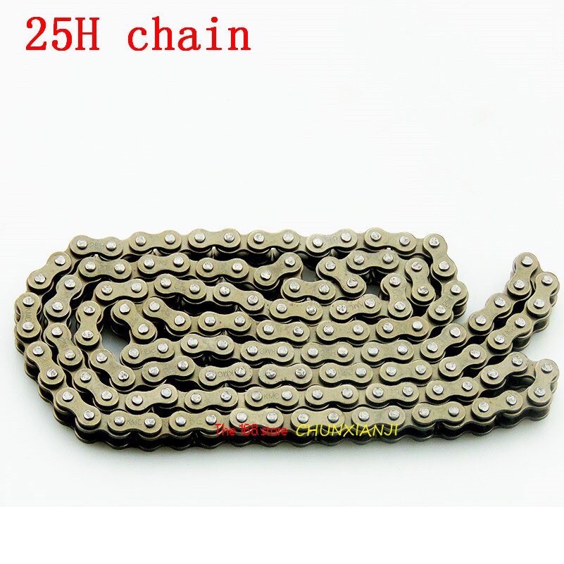 25H chain with Spare Master Link 47cc 49cc 2 Stroke Engine ATV Quad Go Kart Dirt Pocket Mini Motor Bike Motorcycle section 144
