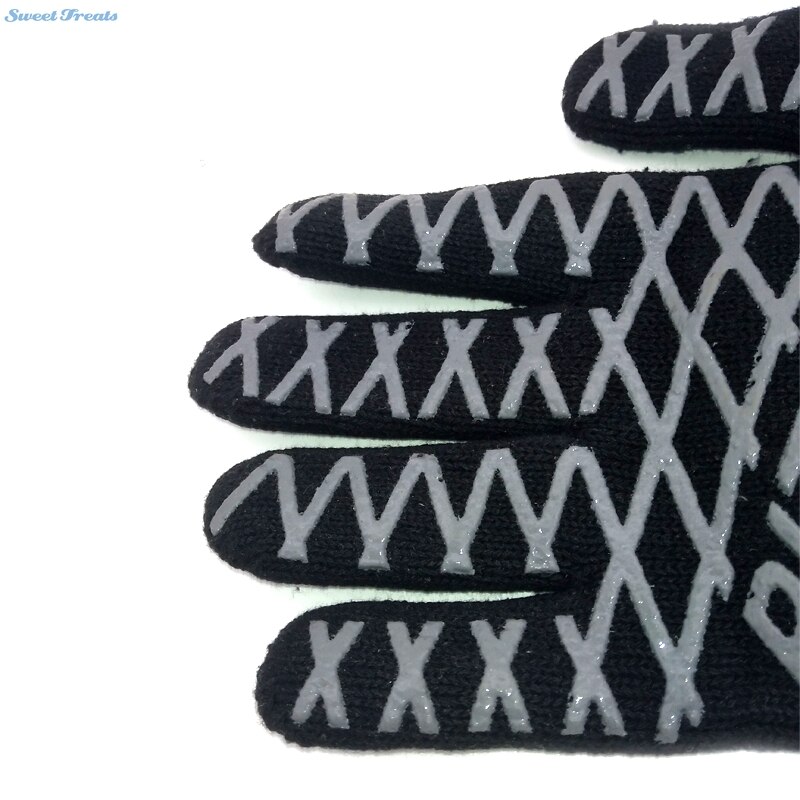 Sweettreats 10" Long Barbecue BBQ Gloves Pit Mitt Heat Resistant Fireplace BBQ Grill Kitchen Glove Microwave Oven Mitts