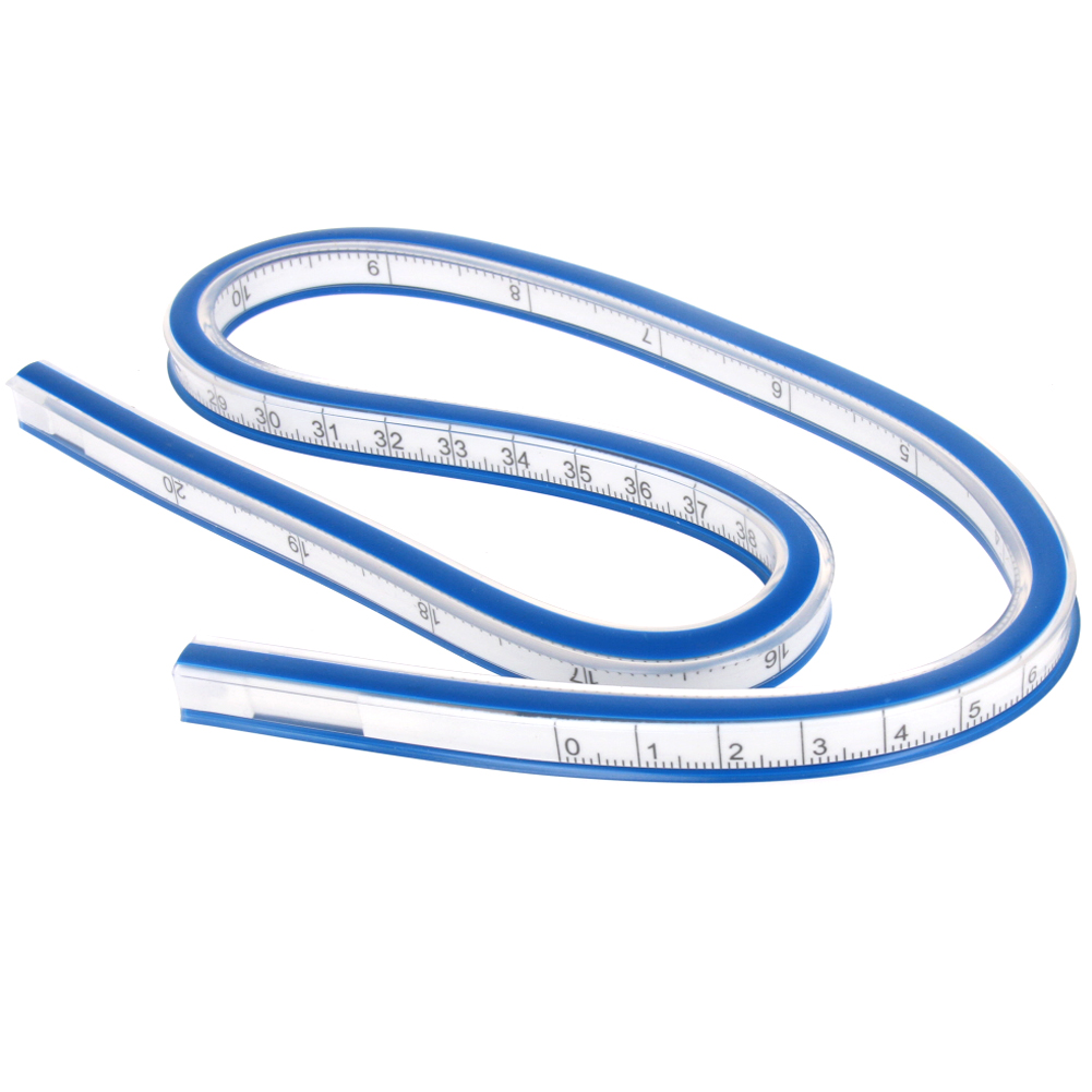 Utoolmart 1PC Measuring tool measuring tape measure soft metal tape Multi-Function measure 30/50/60cm Flexible Curve Ruler