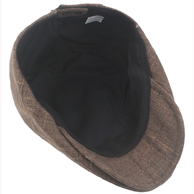 HT3193 hombres boinas para mujeres ropa de algodón sombrero de la boina ajustable Retro Ivy vendedor de tapa plana Primavera Verano hombre mujer boina Retro Pac