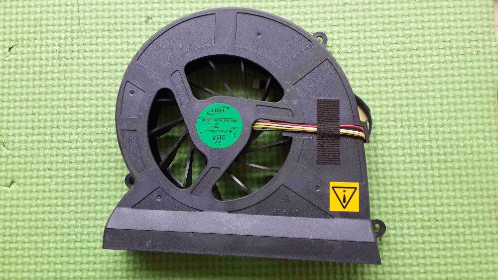 Kannettavan tietokoneen prosessorin jäähdytin tuulettimelle acer aspire  z5801 all in one  pc 49 qk 1 fa 0030 adda malli  ab1412hx- abb  dc 12v 0.50a qk1 jäähdytin