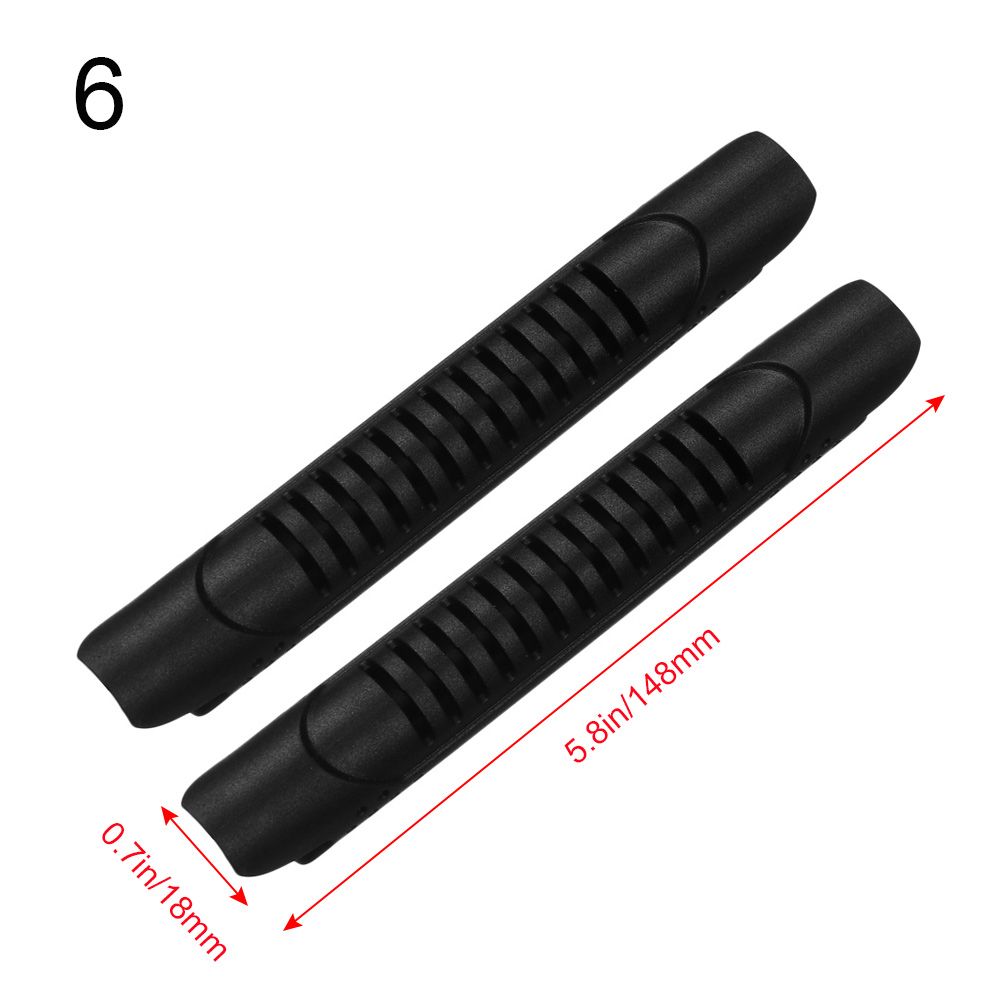 2 stk. multistyles kufferttilbehør greb udskiftning værktøjskasse håndtag bærehåndtag etui håndtag rem rejsebagage: Lyserød