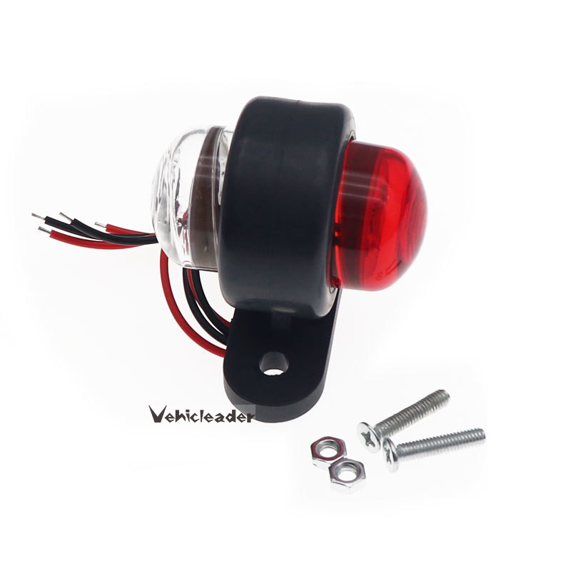 12V/24V 2LED Side Marker Light Truck Light Indicator Trailer Lorry Lamps Van Caravans Safety Turn Signal Lamp Warning Light