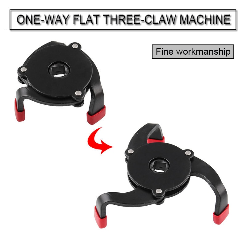Universal 3 Jaw Oil Filter Remover Tool Cars Oil Filter Removal Tool Interface Special Tools Oil Filter Wrench Tool