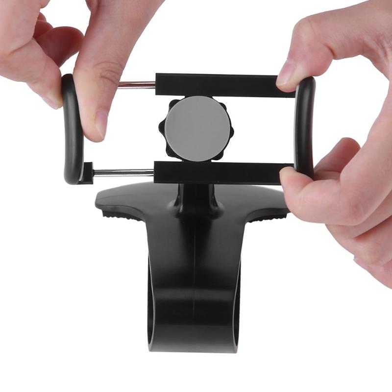 Universal biltelefon holder head up mount klip mobil smartphone gps stander beslag til iphone 6 6s 7 8 plus