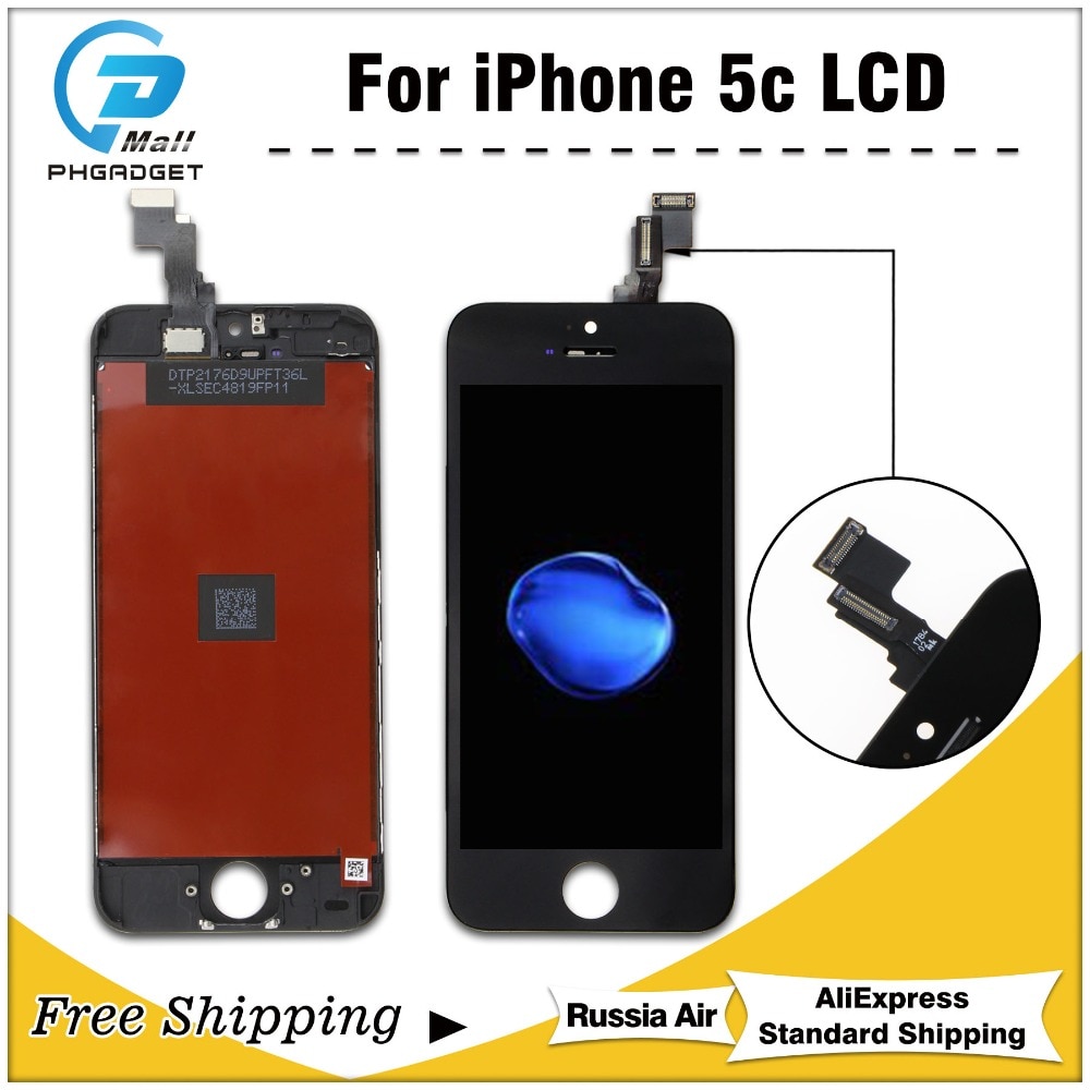1PCS 100% AAAA LCD Screen For iPhone 5S 5 SE 5C Screen LCD Display Digitizer Touch Module 5S SE Screens Replacement