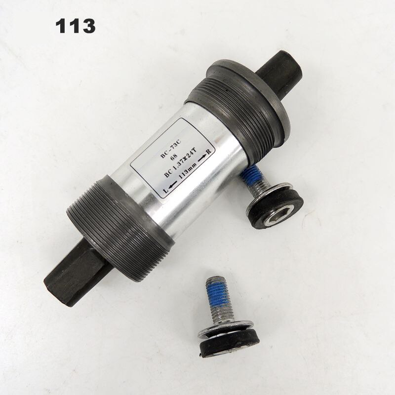 Bicycle Bottom Bracket 103/113/118/122.5 Waterproof 68mm Screw/Thread Type Crankset Bearings Bicycle Axis Parts: A-VP113