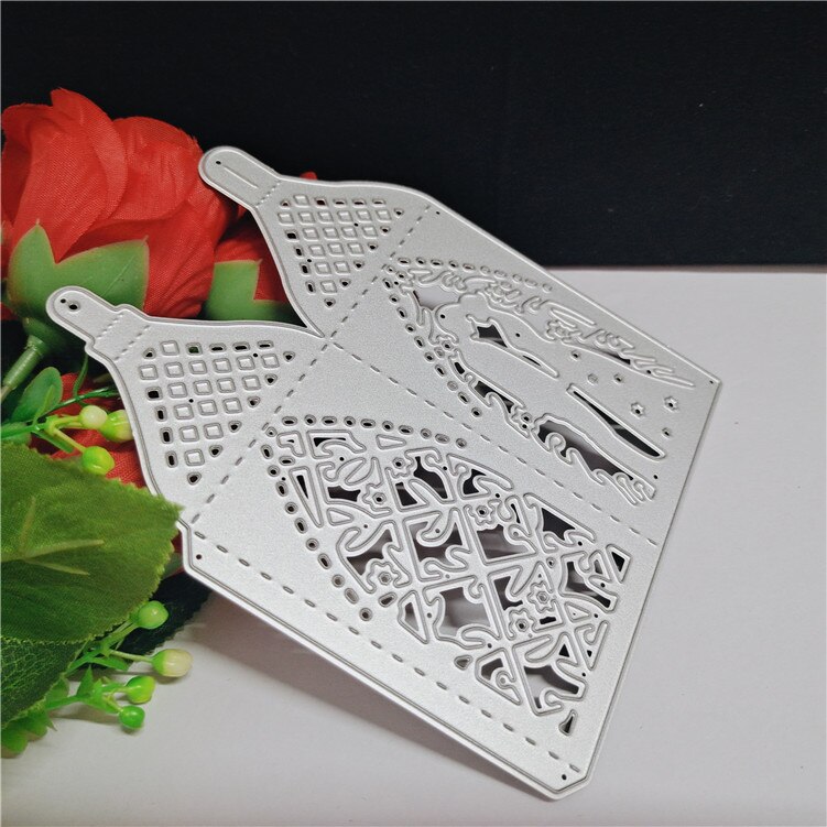 Metalen snijmallen voor trouwdozen, stencils, scrapbooking, reliëfdruk, kerststempels