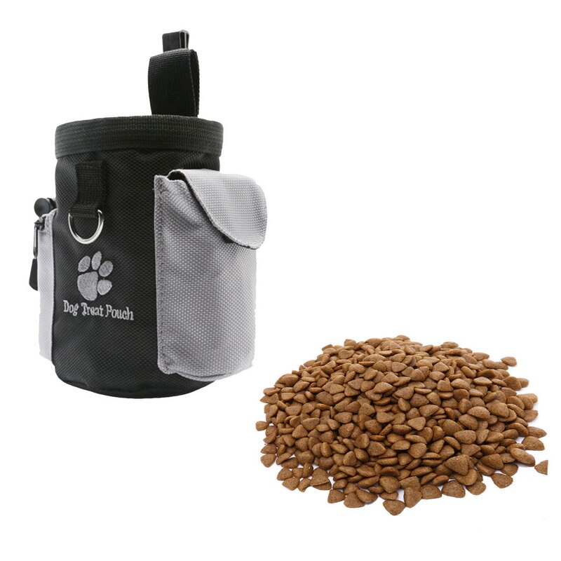 Bolsa de comida para tratar comida de perros y mascotas, cebo de obediencia para cachorros, bolsa de comida para entrenamiento, suministros para mascotas, contenedor de alimentos