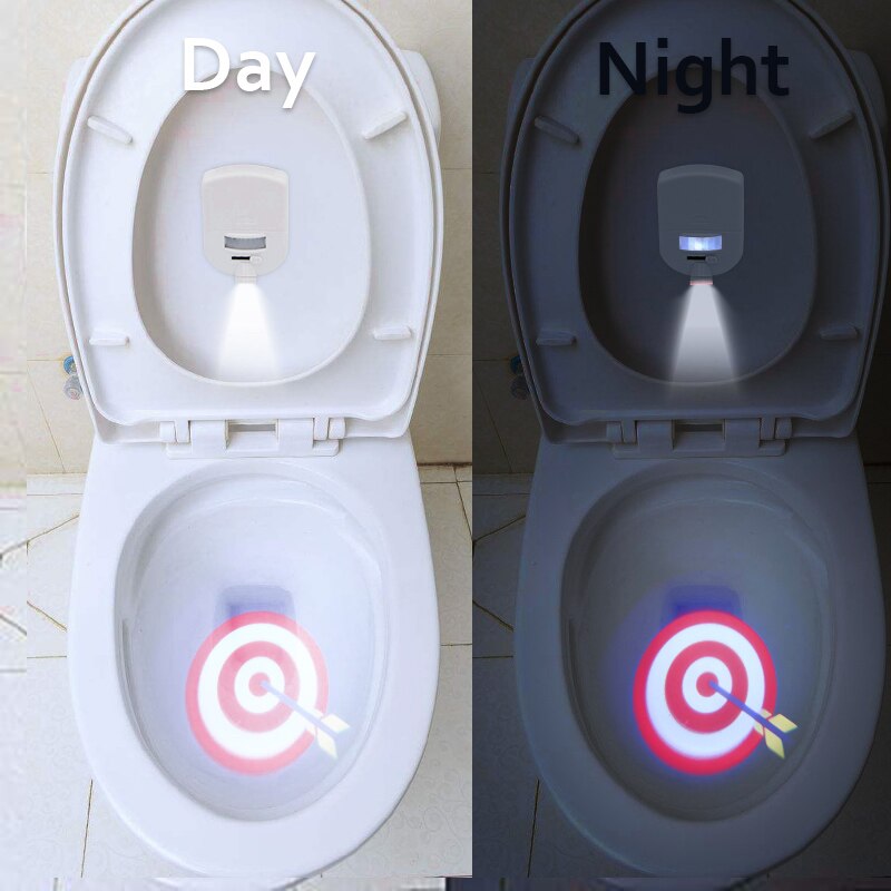Toiletprojektor lys bevægelsesaktiveret sensor til 4 forskellige temaer børnetoiletræning
