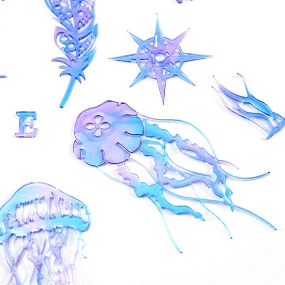 Multi-function Bookmark Mold Silicone Mould epoxy Resin Decorative Craft DIY Book Mark molds