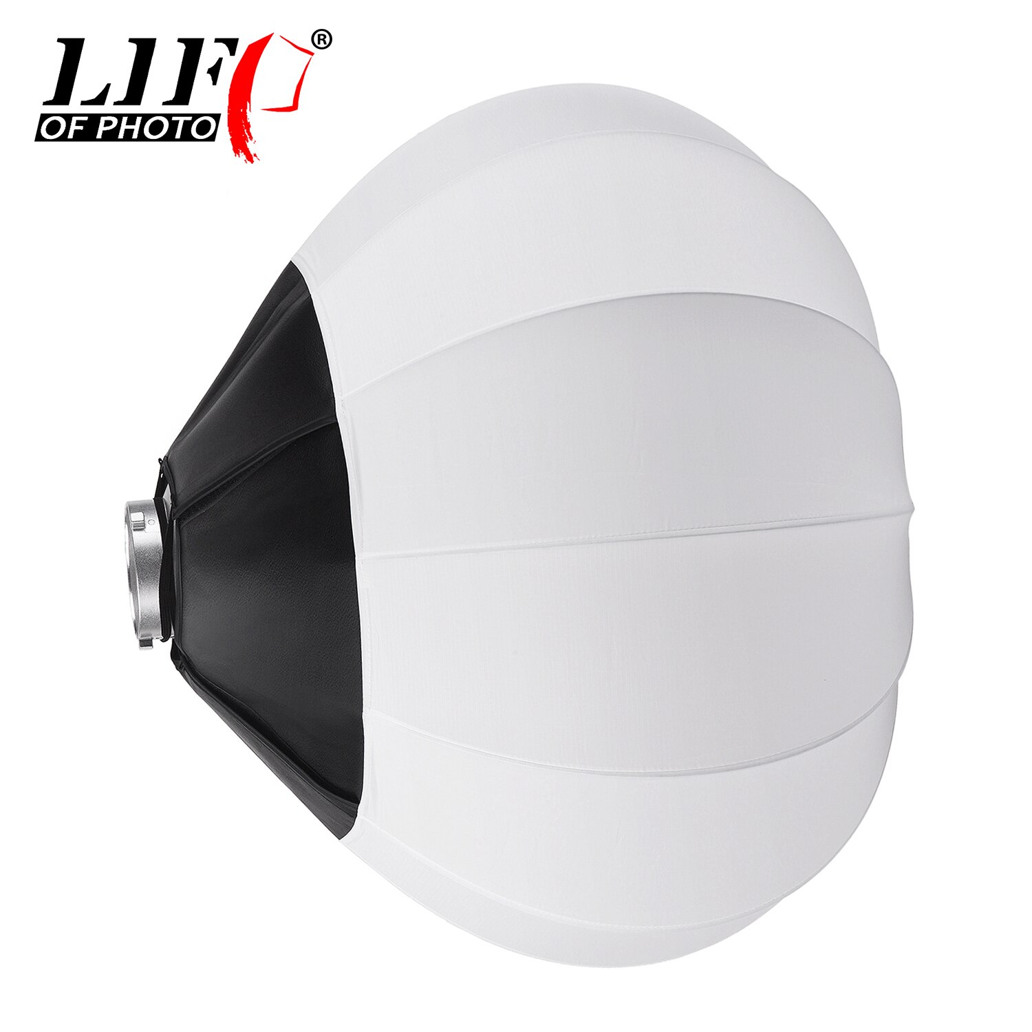 Liv af foto 65cm/ 25.6in lanterne stil sammenklappelig softbox belysning modifikatorer rund form kugleformet blød boks lys tilbehør