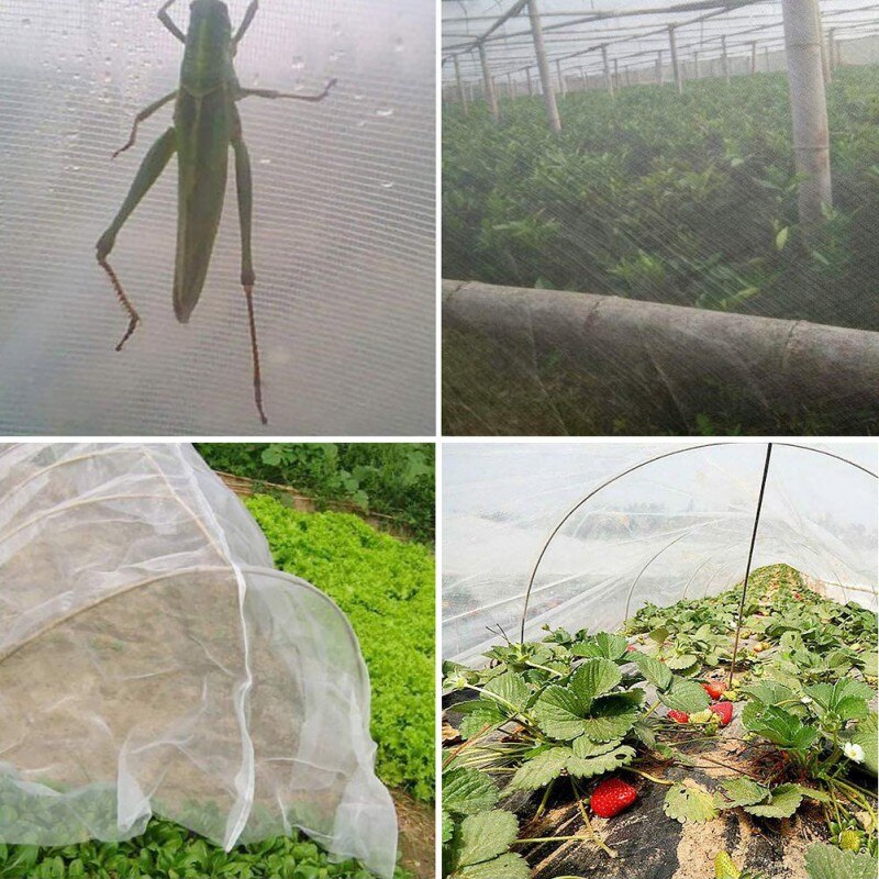 Insecte Protection filet jardin potager protéger filet 10x2.5m cultiver Tunnel maille Fine pour légumes fruits jardin fournitures H