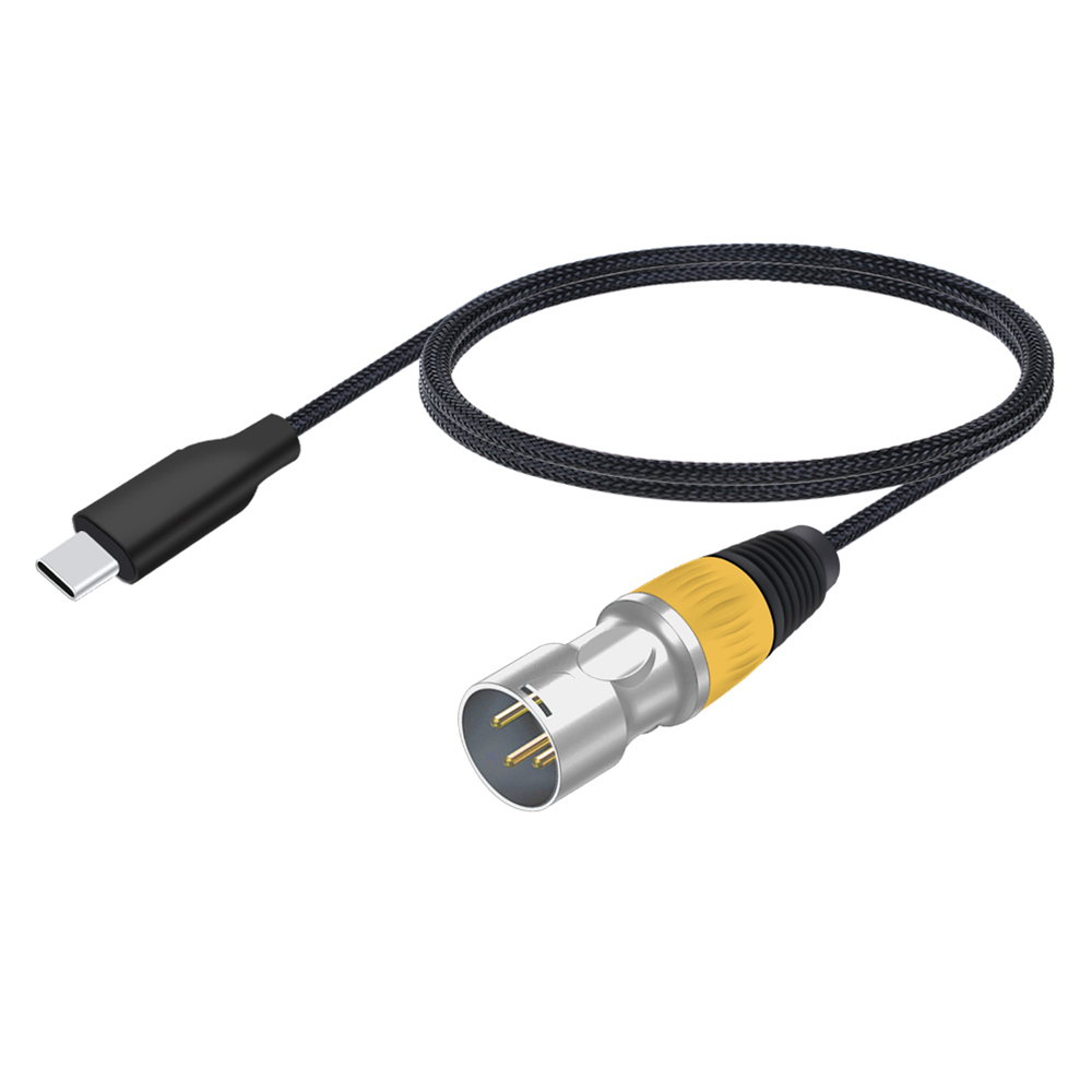 Kabel USB C robić XLR, adapter konwerter XLR robić USB C, kabel stereofoniczny USB typu C robić 3-pinowego XLR męskiego/żeńskiego wyjścia robić wzmacniacza, głośnika: BŁĘKITNA / <= 0.5 m