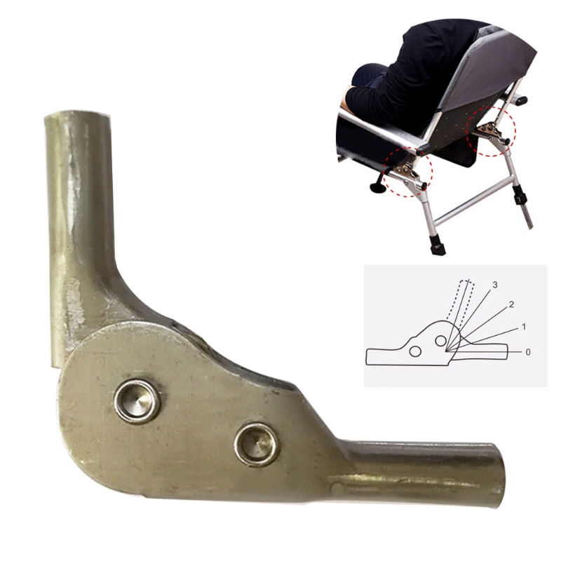 Folding Sofa Hinge 180 Degrees&amp; 5 Gears Steps Ratchet Hinges Chair for Armrest Backrest Adjustable Connector Easy to Use: 3 Gears 45