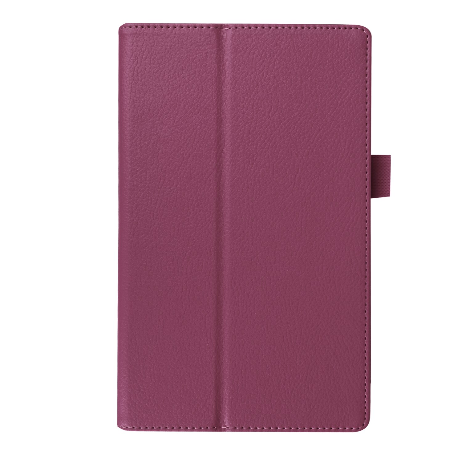 Maymiky Litchi PU Leather Case for Asus Zenpad 8.0 Z380 Z380C Z380KL P024 Case Flip Stand Tablet Covers Case +Film+Stylus Pen: purple