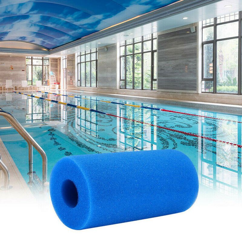 Swimming Pool Cleaning Sponge Tube Cylindrical Filter Sponge Filter Foam Sponge Replacement Filte Cotton Reusable Washable