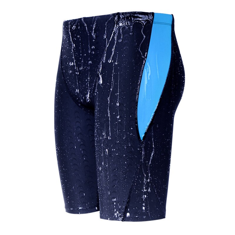 Pantalones cortos de surf impermeables para Hombre Bañadores profesionales de natación, Shorts de baño de secado rápido para piscina, traje de baño elástico de competición, bañadores bóxer: N85111 / 4XL