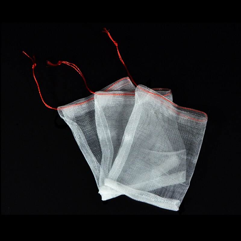 Drawstring Reusable Protection Bag For Seeds Soaking Germination Fruit Mesh Bags Garden Vegetables Nylon