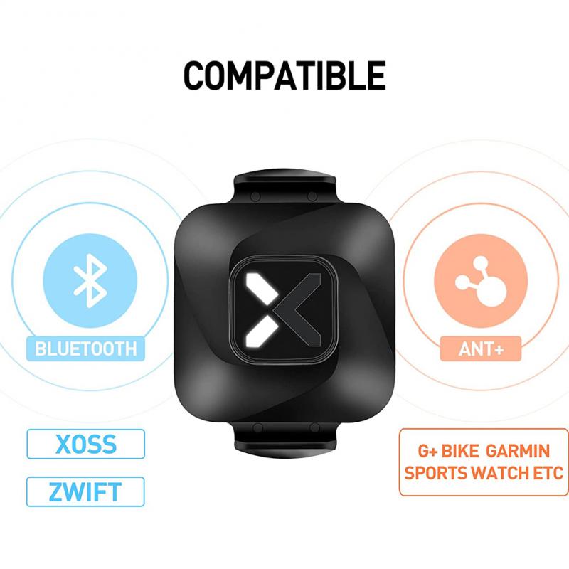 Xoss Vortex Ritme En Snelheid Sensor Waterdicht-300 Uur Dual Mode Bike Sensor Ant +/Bluetooth 4.0 Compatibel fiets Computer