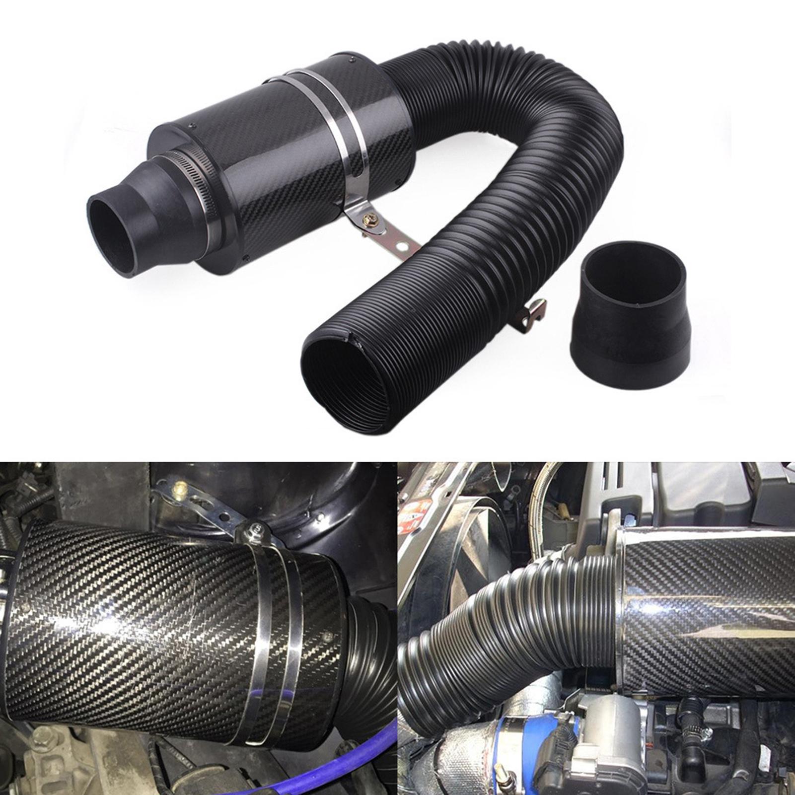 Car Modified Parts Air Filter Mushroom Head Intake Pure Carbon Fiber Bellow Car Air Filter Car Cold Air Filter Induction Kits
